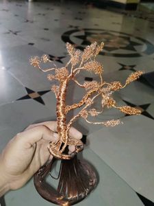 Handmade Copper Wire Tree Sculpture