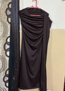 Elegant Ruched Maxi Dress
