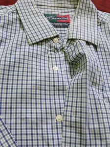 Peter England Men's Checked Shirt