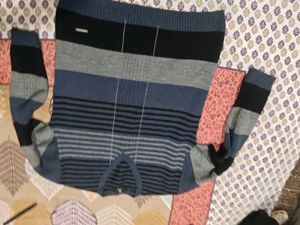 Stylish Striped Knitted Sweater duke 40
