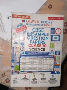 Oswaal CBSE Class 10 Science Sample Papers