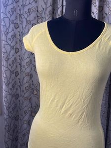 Decathlon Yellow Basic T-Shirt