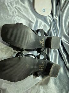 Stylish Black Strappy Sandals