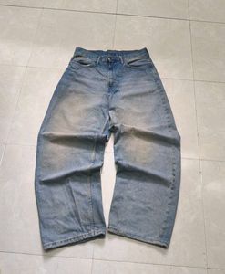 Baggy Light Wash Denim Jeans (New condition)