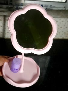Cute Pink Flower Makeup Mirror😽