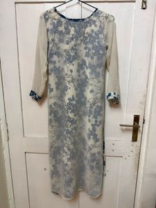 Classy Georgette Kurta With Shoulder Design
