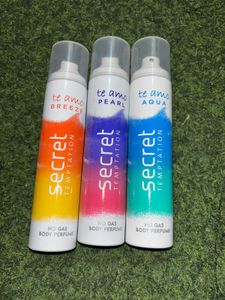 Secret Temptation Te Amo Body Perfumes (Set of 3)