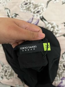 Black Wide-Leg Trousers