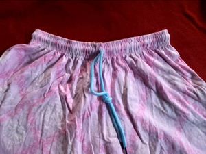Pink Tie-Dye Shorts