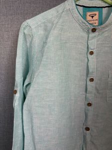 Men's Striped Linen Shirt