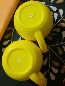 Gorgeous Large Couple Fibre Cofffe Mugs
