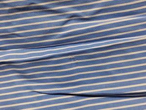 Blue Striped Formal Top