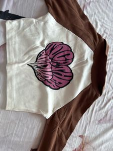 Graphic Long Sleeve Raglan T-Shirt