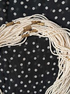 White Beaded Necklace