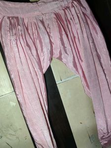 Pink Silk Patiala Salwar