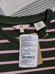 Levi's Striped Knit Top