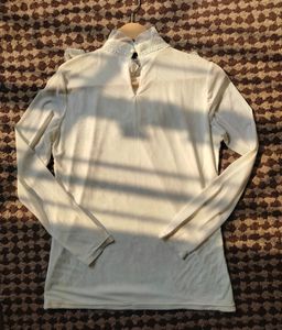 White Formal Top