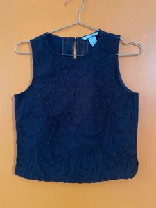 Navy blue tank top