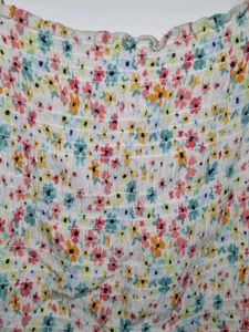 Floral Smocked Top