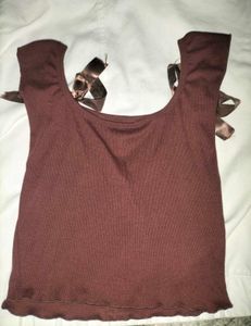 Chic Bow Detail Top