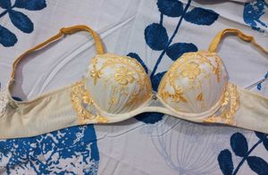 Elegant Embroidered Bra