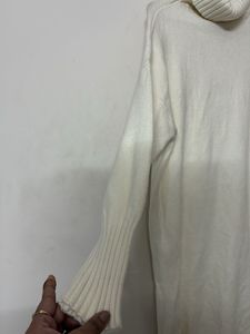 Cozy White Turtleneck Sweater