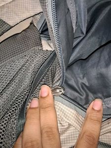 Donation Gray &amp; Blue Backpack