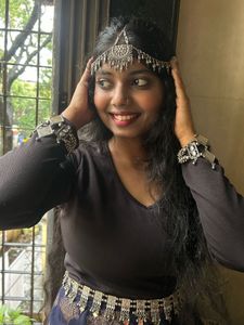 ONLY BELT Garba special Oxidised jewelry set