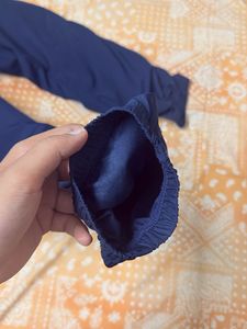 Navy Blue Track Pants