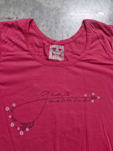 Pink Long Sleeve Top