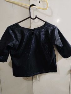Sparkly Black Blouse