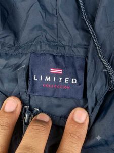 Navy Blue Anorak Jacket waterproof