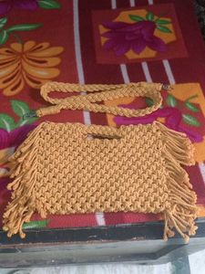 Boho Chic Macrame Crossbody Bag