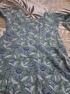 pure Cotton  a line kurta  n trouser  dupatta
