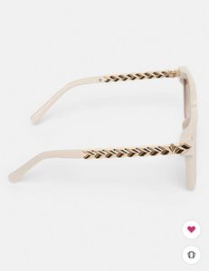 Cream "You Can't Stop Me" Oversized Sunglasses