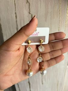 Elegant Pearl Drop Earrings