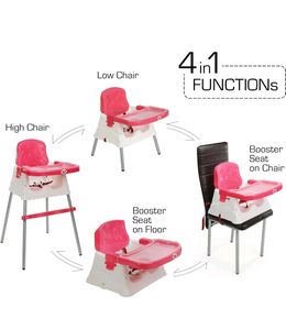 Luv Lap Kids 4in1 Convertible High Chair.