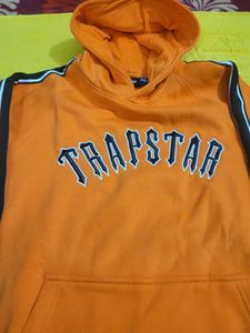 Trapstar Hoodie Orange thack suit for unisex