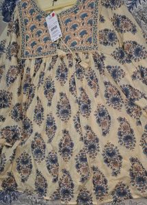 Bohemian Floral Print Kurta