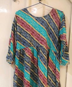 Bohemian Print Maxi Dress