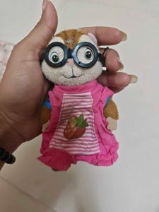 Cute Chipmunk Plush Toy with Glasses