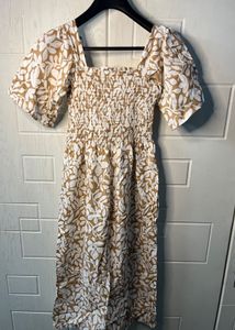 Floral Print Midi Dress