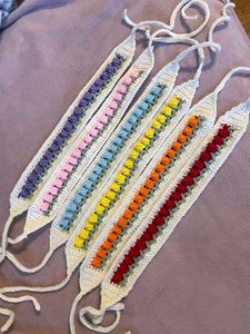 Crochet Tulip Headbands