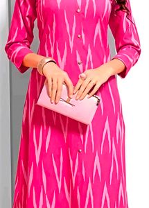🌺Pink Ikat Print Kurta