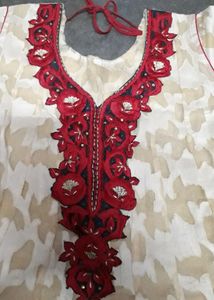 Brasso Dress Or Kurti ,Mid Length, For Festive Occasion.