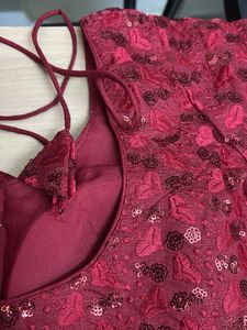 Embroidered Silk Blouse