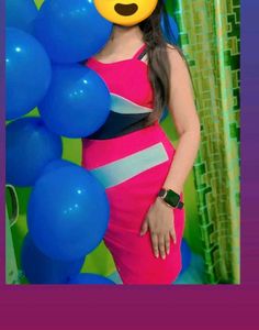 Vibrant Pink Bodycon Dress