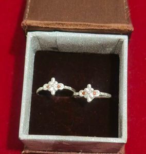 New lightweight pure silver toe ring