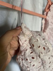 Pretty Pink Crop Top and Skirt Set