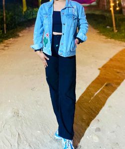 Embroidered Denim Jacket
